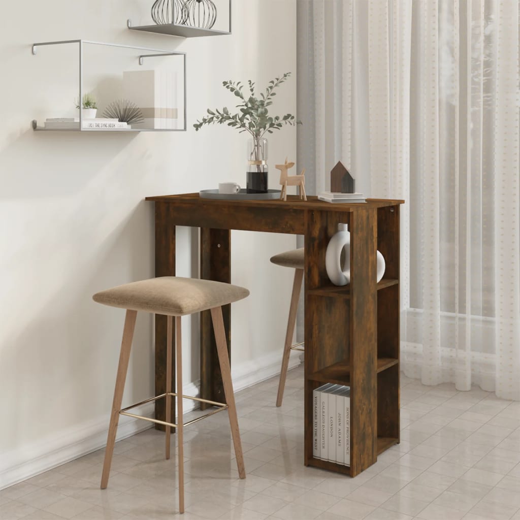 8720286836477_g_en_hd_4 vidaXL Bar Table with Shelf Smoked Oak 102x50x103.5 cm Engineered Wood - Image 6
