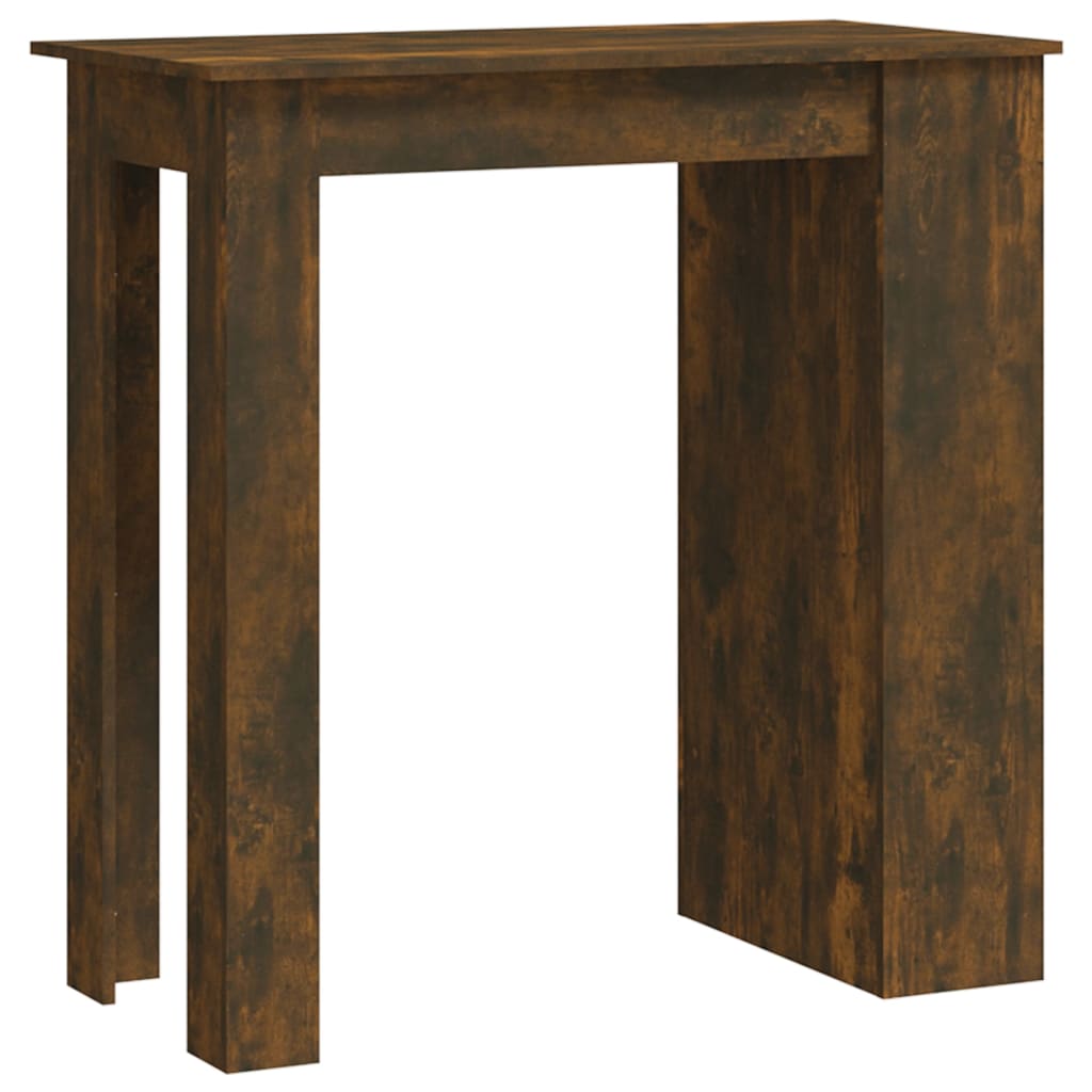 8720286836507_a_en_hd_1 vidaXL Bar Table with Storage Rack Smoked Oak 102x50x103.5cm Engineered Wood - Image 2
