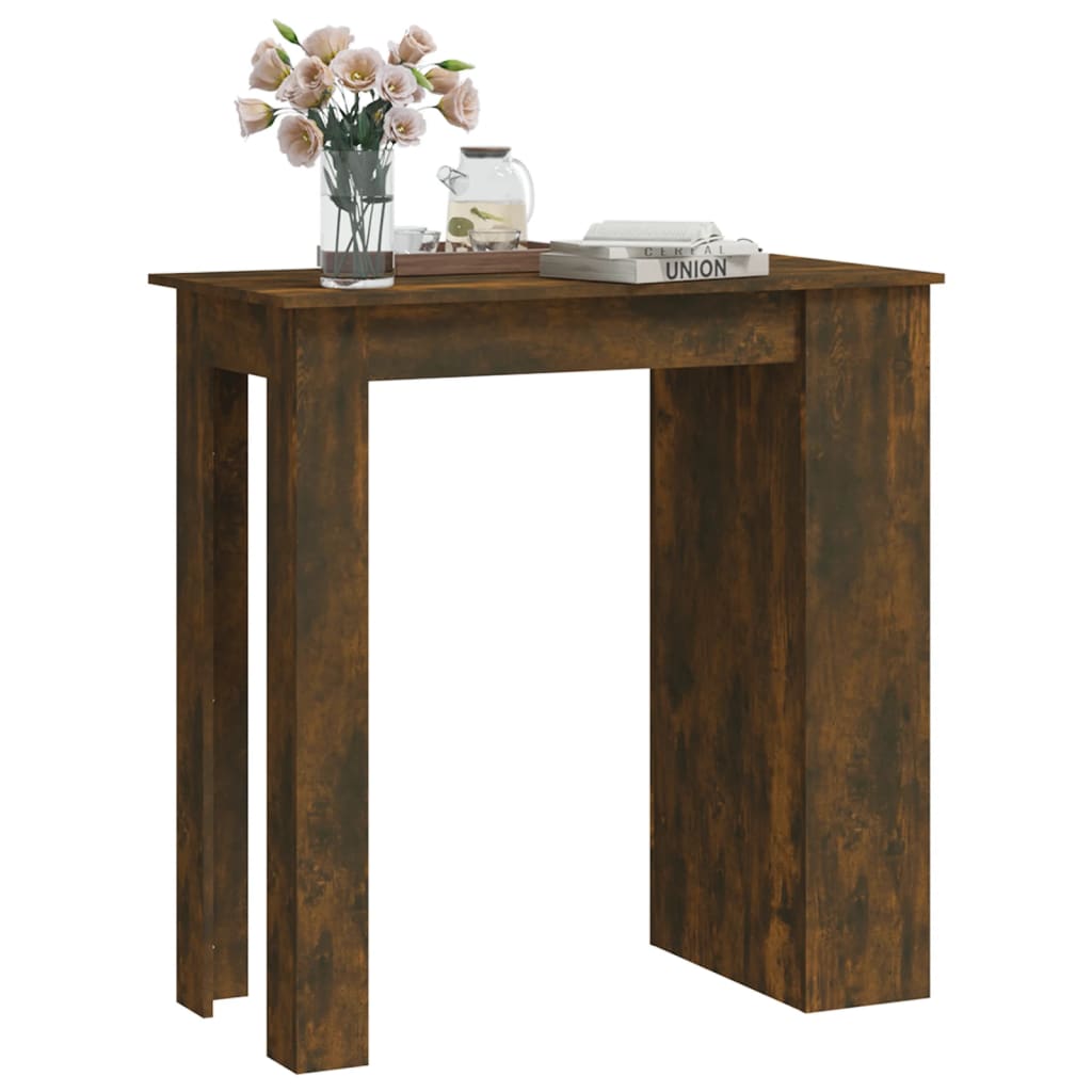8720286836507_g_en_hd_2 vidaXL Bar Table with Storage Rack Smoked Oak 102x50x103.5cm Engineered Wood - Image 4