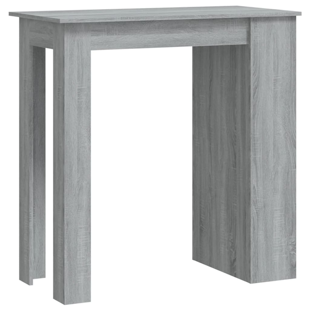 8720286836514_a_en_hd_1 vidaXL Bar Table with Storage Rack Grey Sonoma 102x50x103.5cm Engineered Wood - Image 2