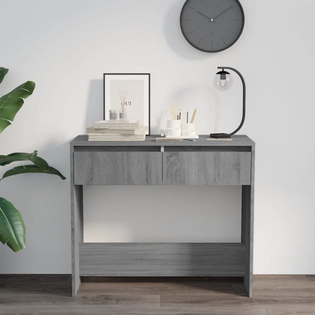 8720286836842_g_en_hd_1 vidaXL Console Table Grey Sonoma 89x41x76.5 cm Engineered Wood - Image 4