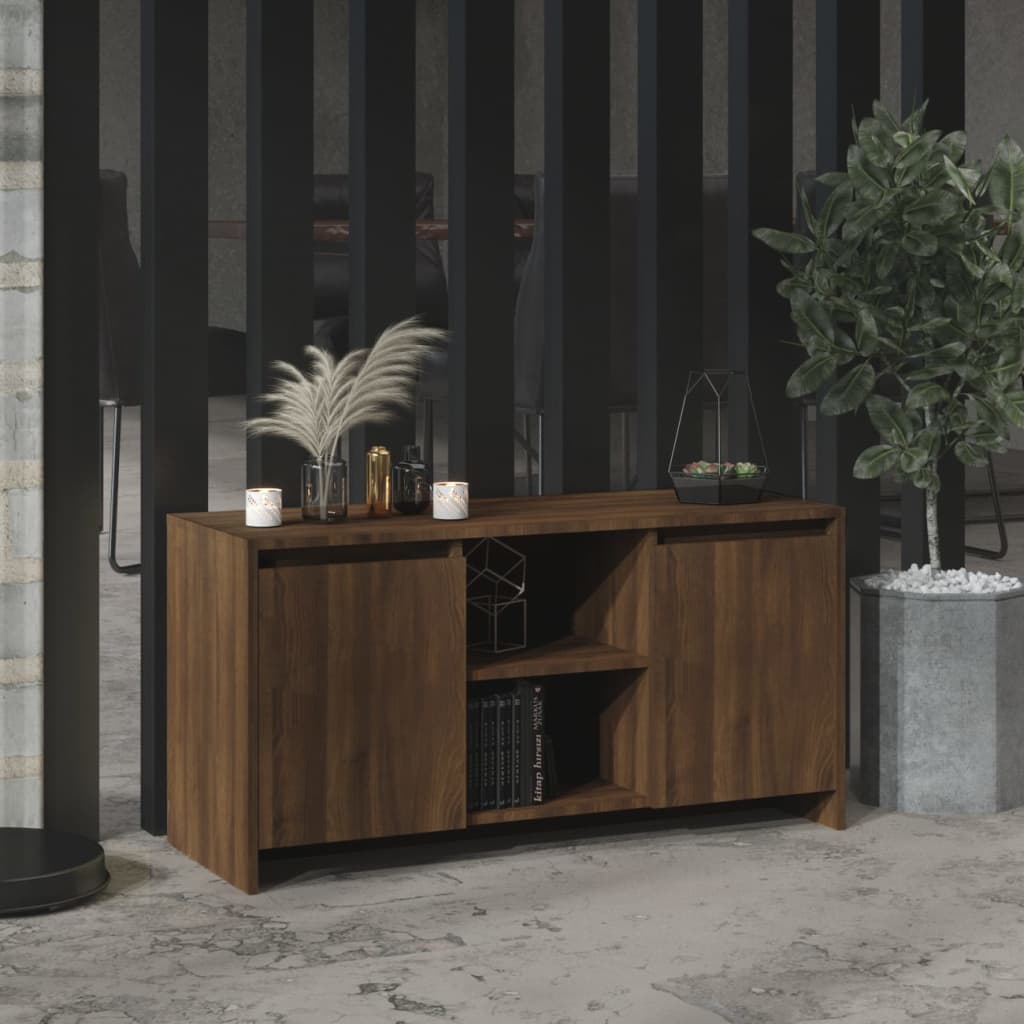 8720286837061_m_en_hd_1 vidaXL TV Cabinet Brown Oak 102x37.5x52.5 cm Engineered Wood - Image 1