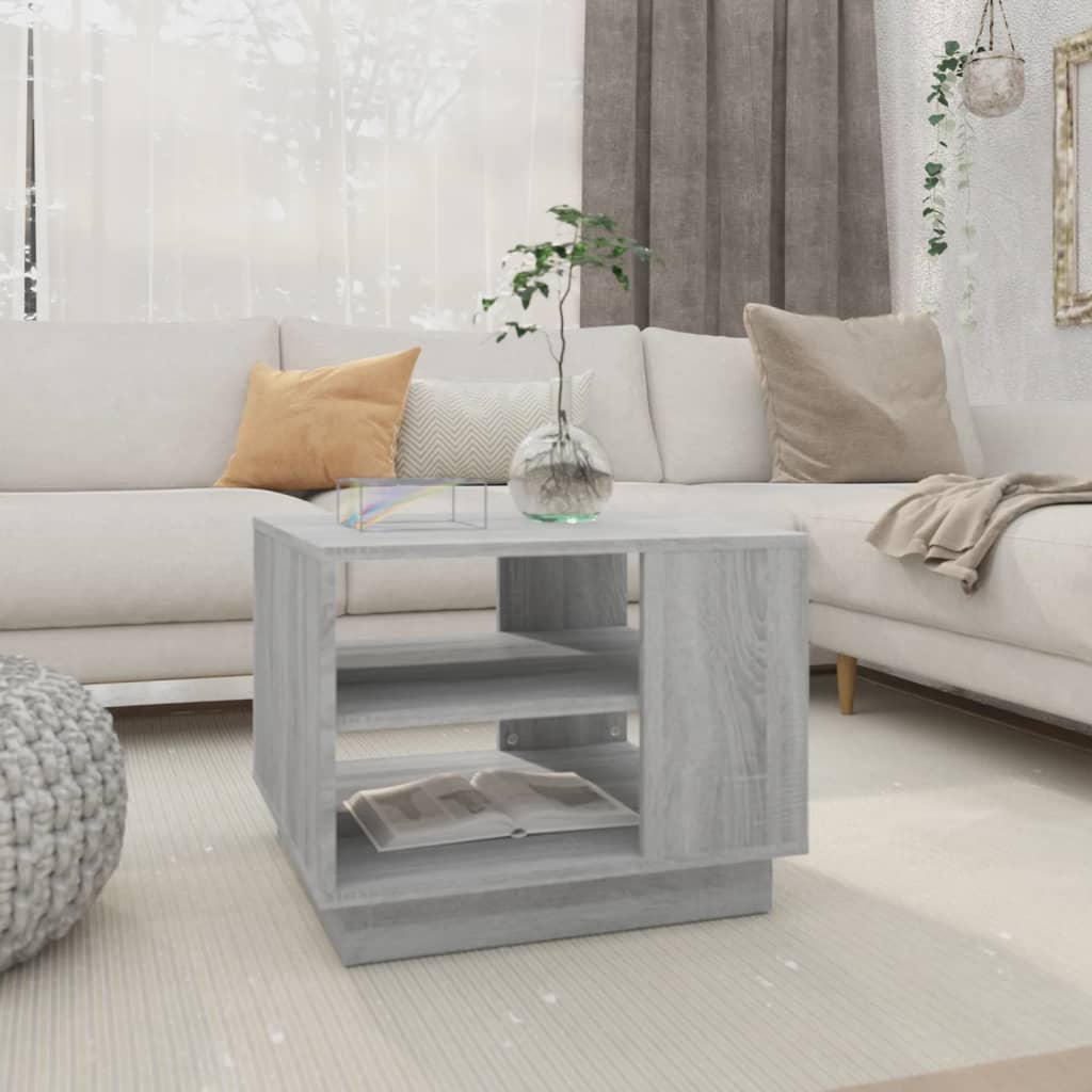 8720286837719_m_en_hd_1 vidaXL Coffee Table Grey Sonoma 55x55x43 cm Engineered Wood - Image 1