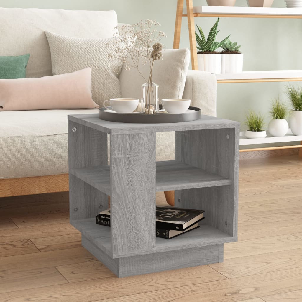 8720286837740_m_en_hd_1 vidaXL Coffee Table Grey Sonoma 40x40x43 cm Engineered Wood - Image 1