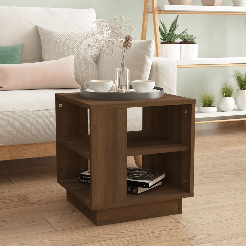 8720286837757_m_en_hd_1 vidaXL Coffee Table Brown Oak 40x40x43 cm Engineered Wood - Image 1