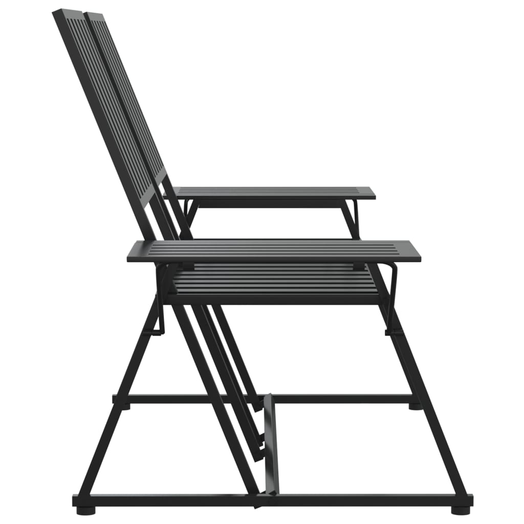 8720286837887_g_en_hd_2 vidaXL 2-Seater Garden Bench 165 cm Black Steel - Image 4