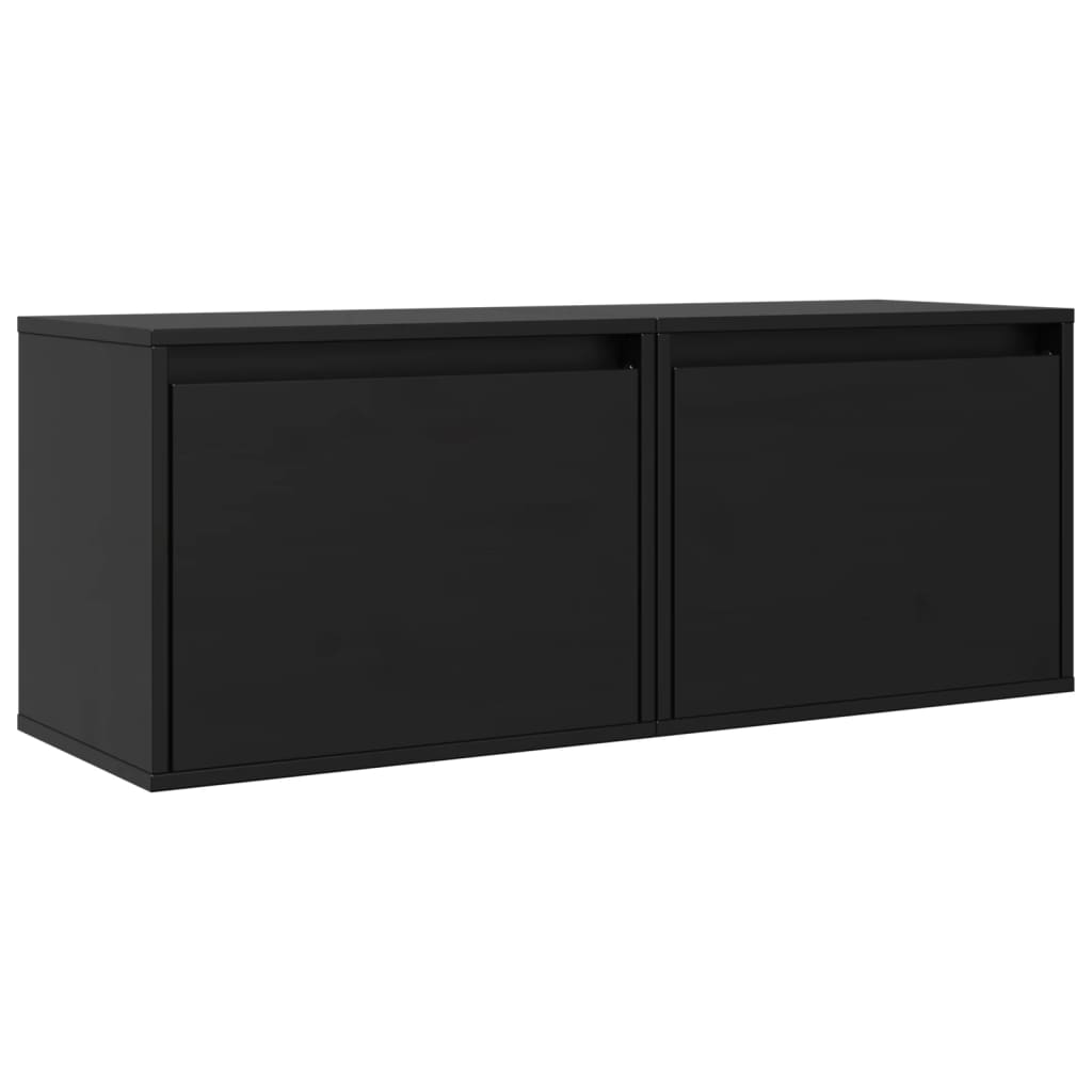 8720286840368_a_en_hd_1 vidaXL Wall Cabinets 2 pcs Black 45x30x35 cm Solid Wood Pine - Image 2
