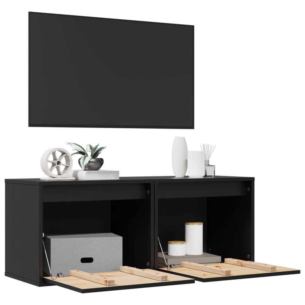 8720286840368_g_en_hd_2 vidaXL Wall Cabinets 2 pcs Black 45x30x35 cm Solid Wood Pine - Image 4