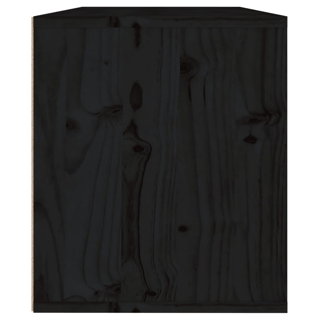 8720286840450_g_en_hd_5 vidaXL Wall Cabinet Black 60x30x35 cm Solid Wood Pine - Image 7