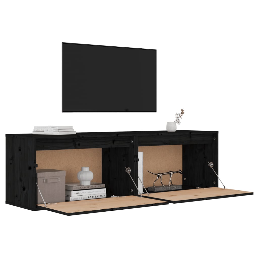 8720286840467_g_en_hd_2 vidaXL Wall Cabinets 2 pcs Black 60x30x35 cm Solid Wood Pine - Image 4