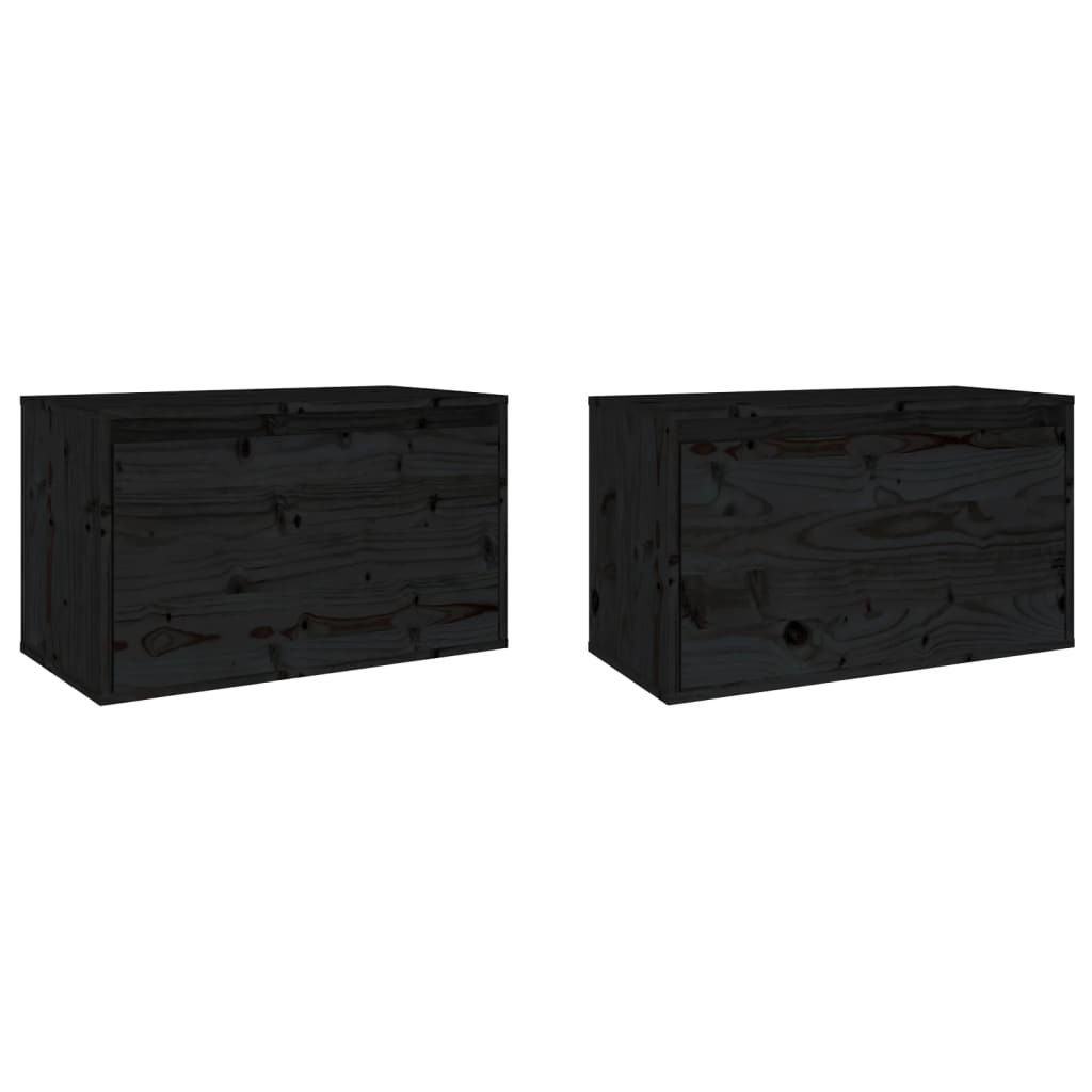8720286840467_g_en_hd_4 vidaXL Wall Cabinets 2 pcs Black 60x30x35 cm Solid Wood Pine - Image 6