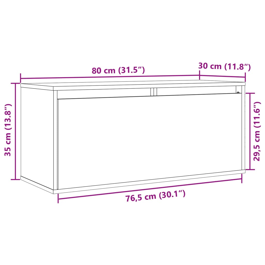 8720286840498_g_en_hd_11 vidaXL Wall Cabinet White 80x30x35 cm Solid Wood Pine - Image 14