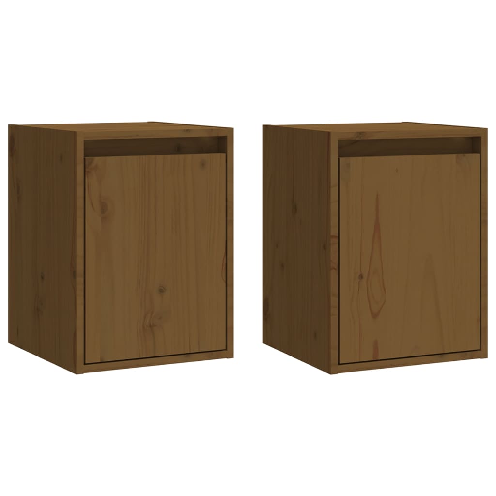 8720286840740_a_en_hd_1 vidaXL Wall Cabinets 2pcs Honey Brown 30x30x40 cm Solid Wood Pine - Image 2