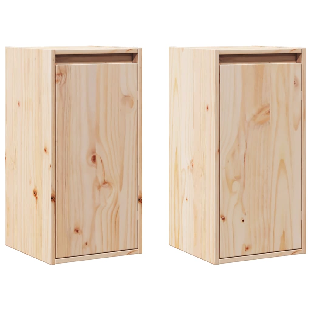 8720286840788_a_en_hd_1 vidaXL Wall Cabinets 2 pcs 30x30x60 cm Solid Wood Pine - Image 2