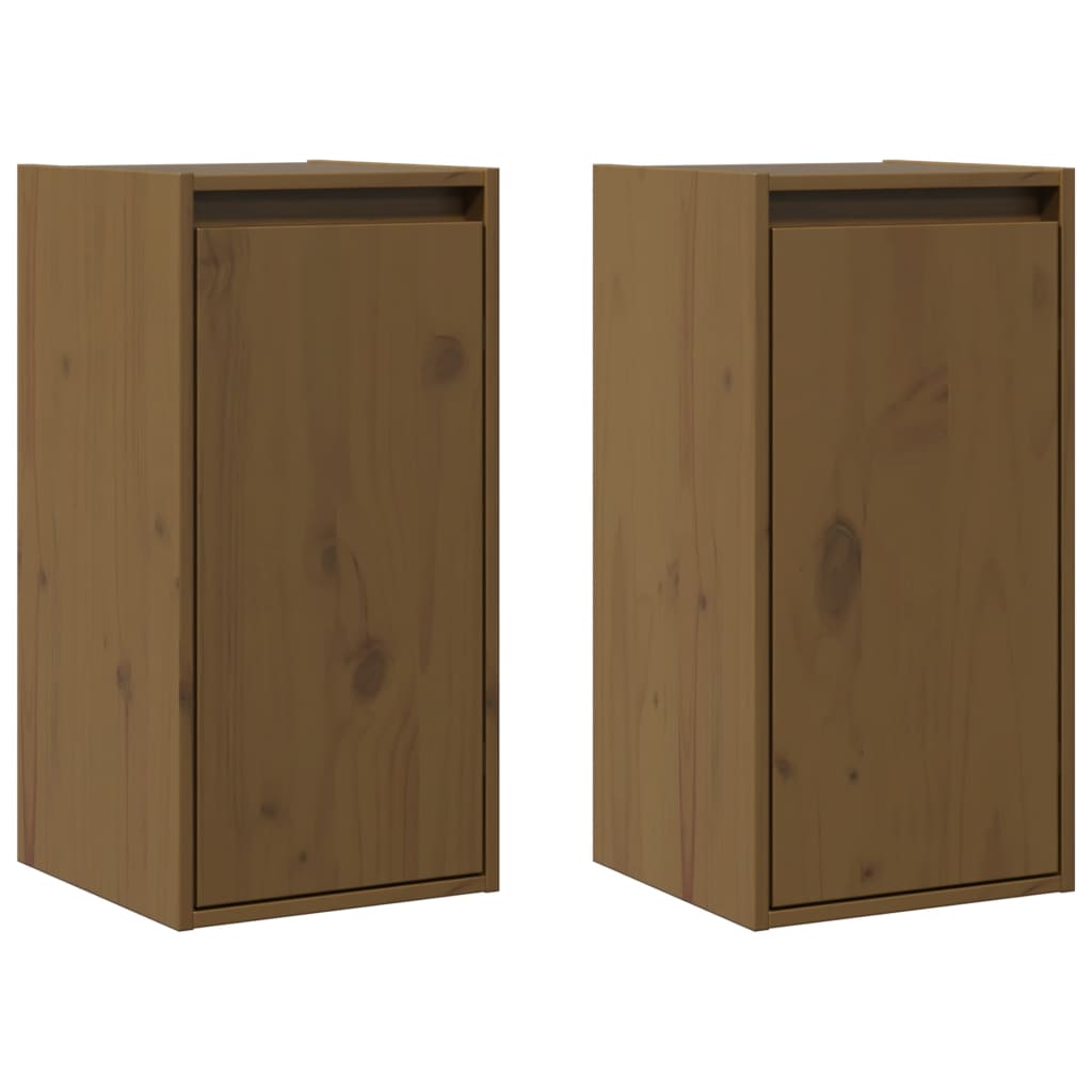8720286840849_a_en_hd_1 vidaXL Wall Cabinets 2 pcs Honey Brown 30x30x60 cm Solid Wood Pine - Image 2