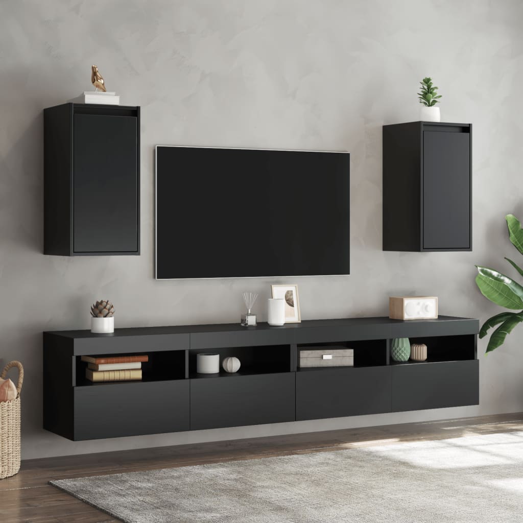 8720286840863_g_en_hd_1 vidaXL Wall Cabinets 2 pcs Black 30x30x60 cm Solid Wood Pine - Image 3