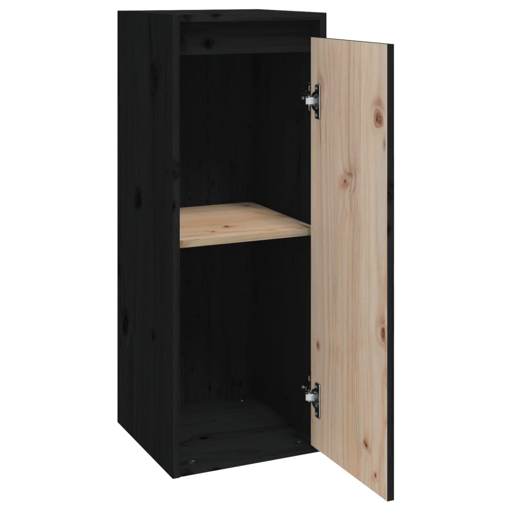 8720286840962_g_en_hd_5 vidaXL Wall Cabinets 2 pcs Black 30x30x80 cm Solid Wood Pine - Image 7