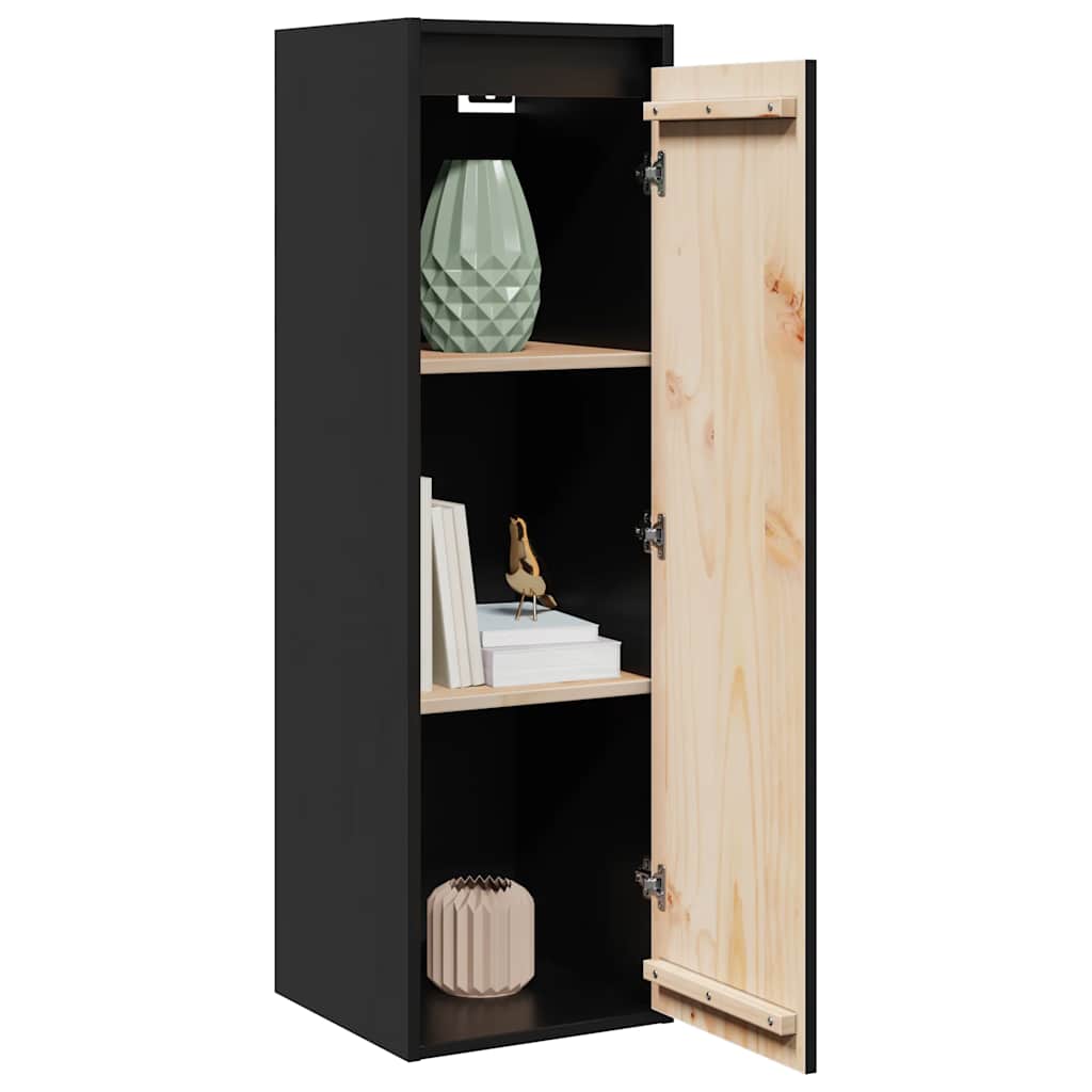 8720286841068_g_en_hd_2 vidaXL Wall Cabinets 2 pcs Black 30x30x100 cm Solid Wood Pine - Image 4
