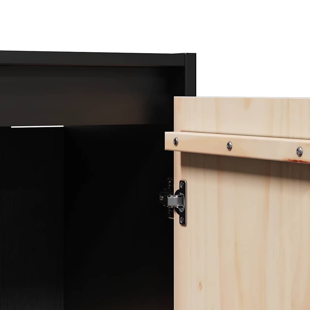 8720286841068_g_en_hd_9 vidaXL Wall Cabinets 2 pcs Black 30x30x100 cm Solid Wood Pine - Image 11