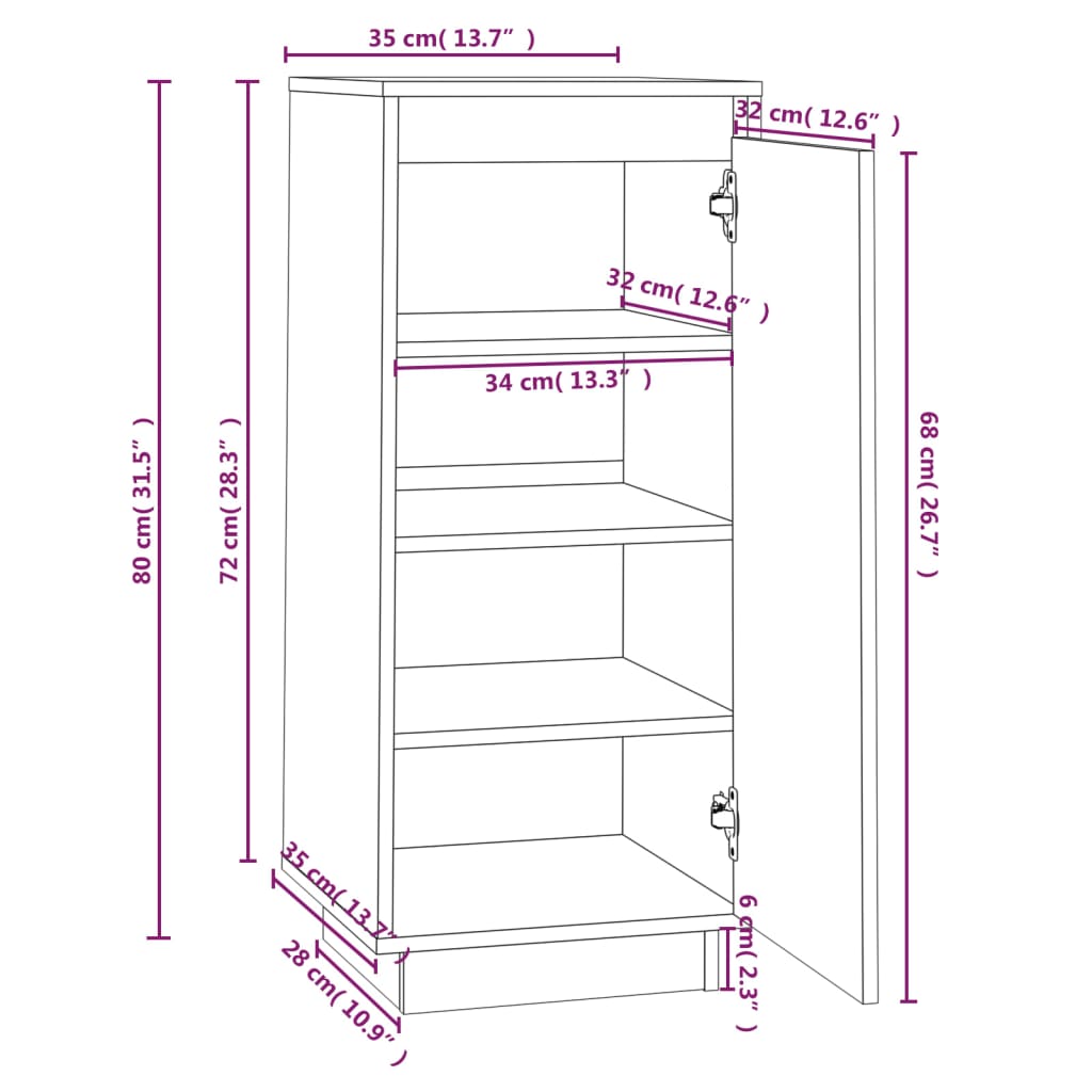 8720286841273_g_en_hd_7 vidaXL Shoe Cabinet 35x35x80 cm Solid Wood Pine - Image 10