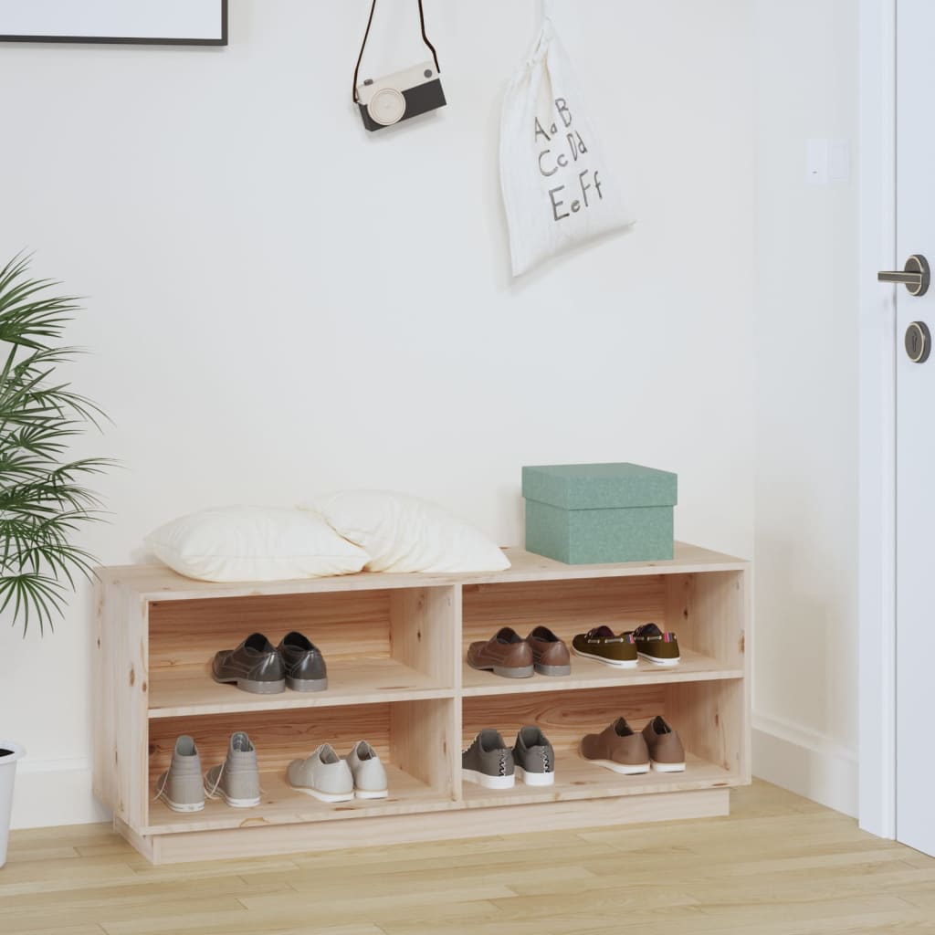 8720286841327_g_en_hd_1 vidaXL Shoe Cabinet 110x34x45 cm Solid Wood Pine - Image 3