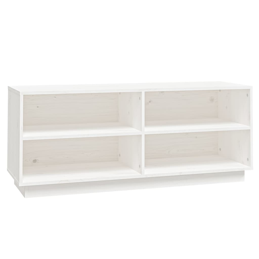 8720286841334_a_en_hd_1 vidaXL Shoe Cabinet White 110x34x45 cm Solid Wood Pine - Image 2