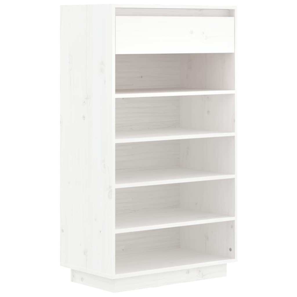 8720286841433_a_en_hd_1 vidaXL Shoe Cabinet White 60x34x105 cm Solid Wood Pine - Image 2