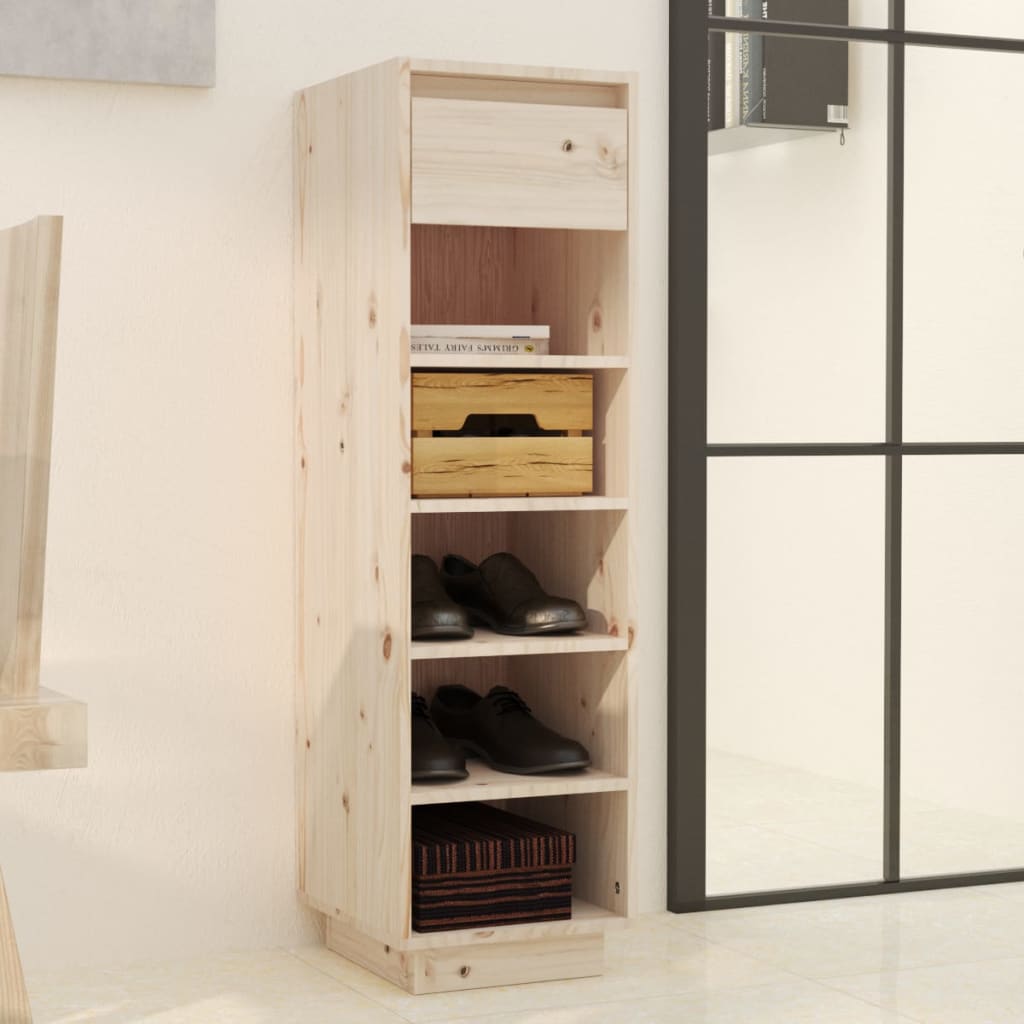 8720286841471_g_en_hd_6 vidaXL Shoe Cabinet 30x34x105 cm Solid Wood Pine - Image 9