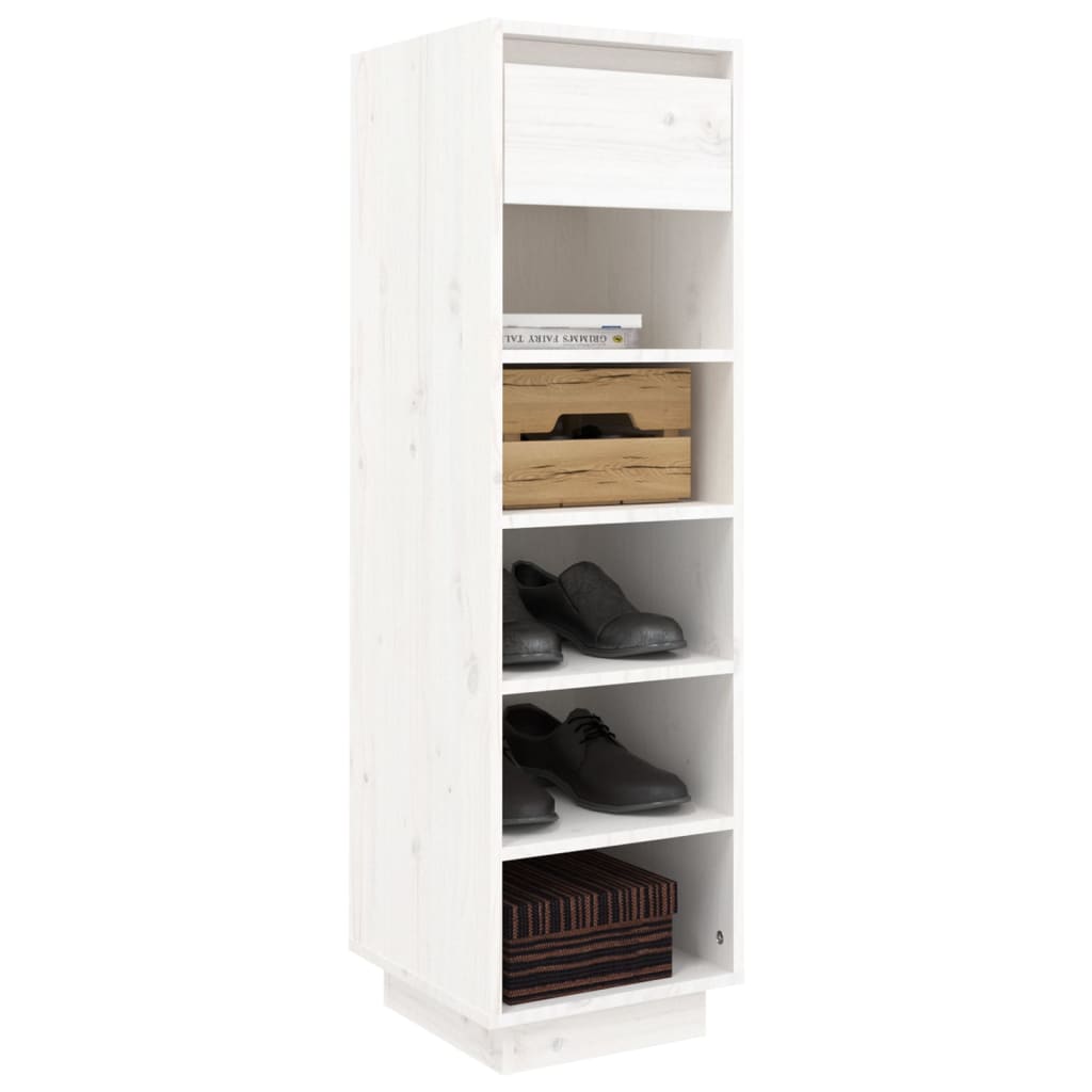 8720286841488_g_en_hd_5 vidaXL Shoe Cabinet White 30x34x105 cm Solid Wood Pine - Image 8