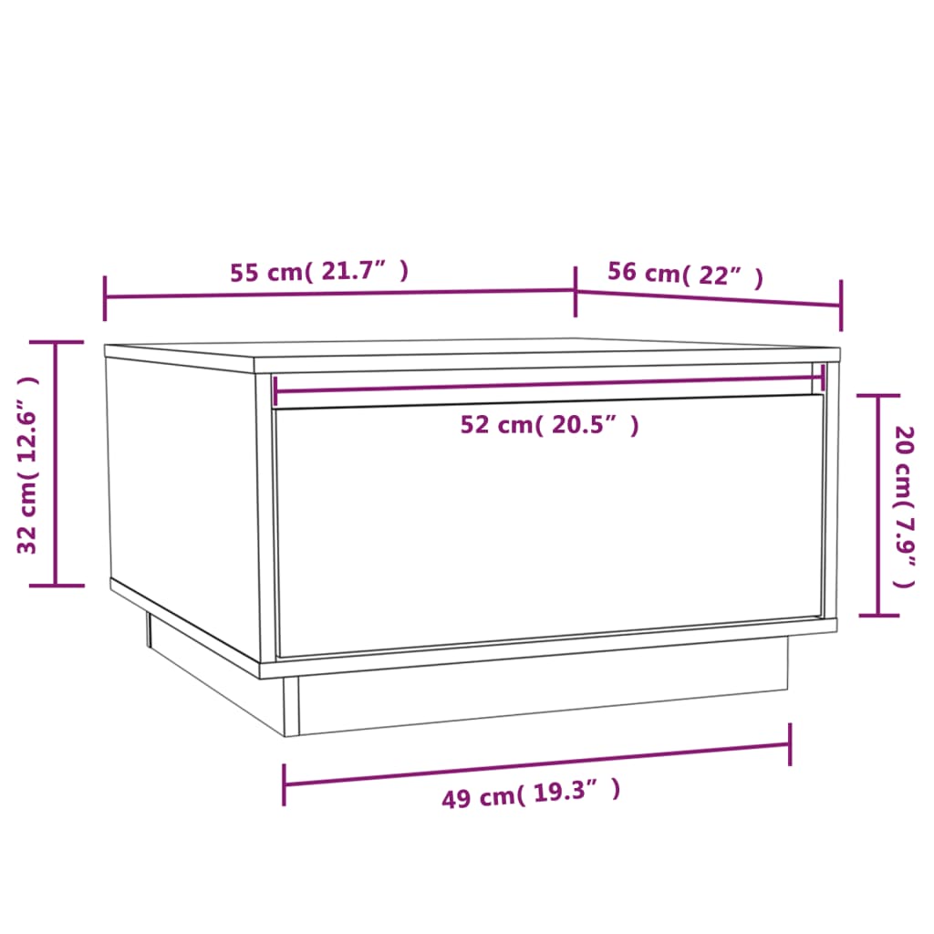 8720286842317_g_en_hd_7 vidaXL Coffee Table 55x56x32 cm Solid Wood Pine - Image 9