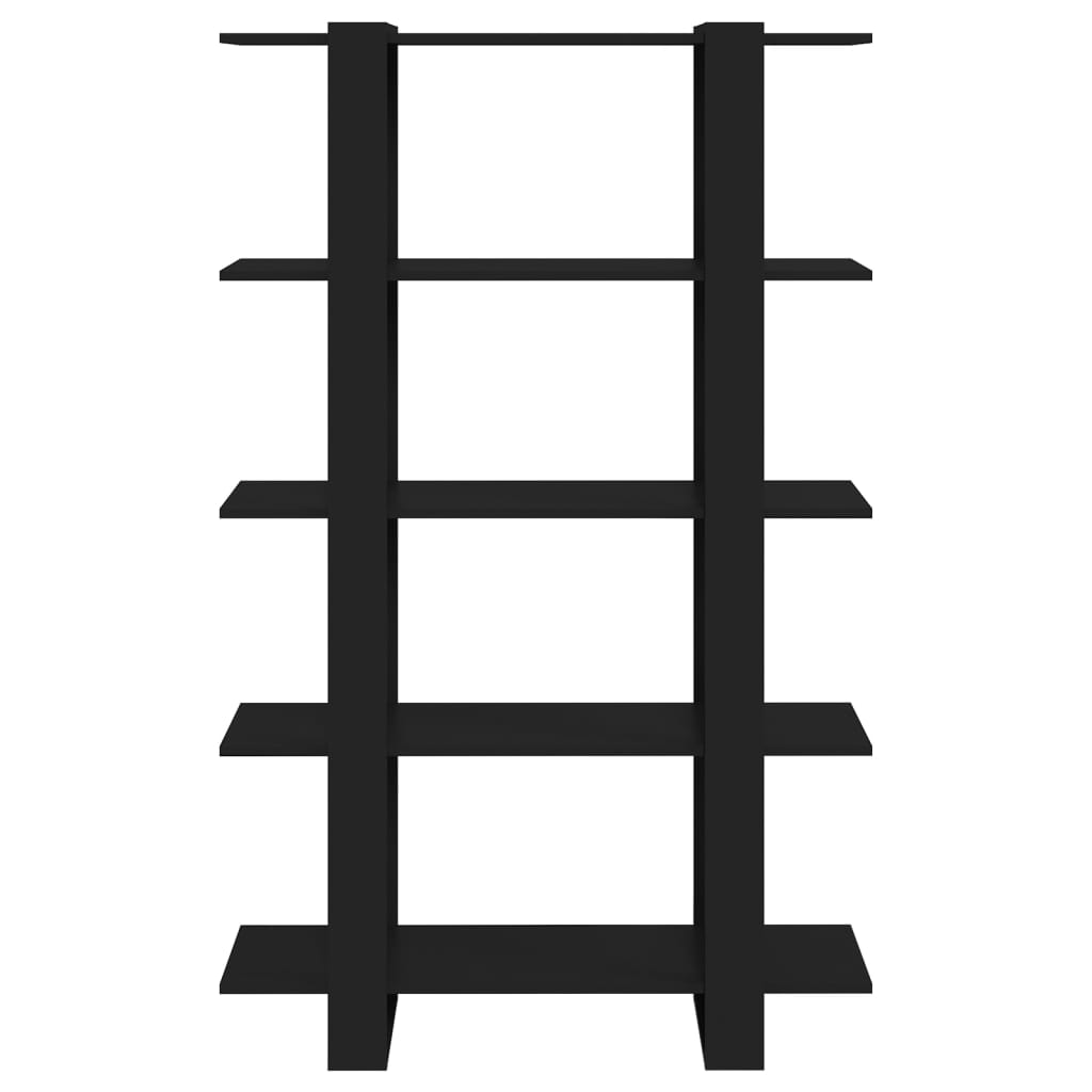 8720286842522_g_en_hd_1 vidaXL Book Cabinet/Room Divider Black 100x30x160 cm - Image 4