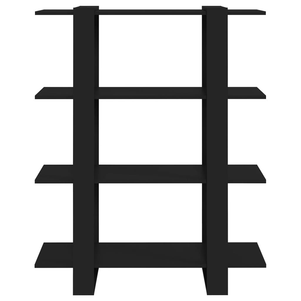 8720286842577_g_en_hd_1 vidaXL Book Cabinet/Room Divider Black 100x30x123.5 cm - Image 4