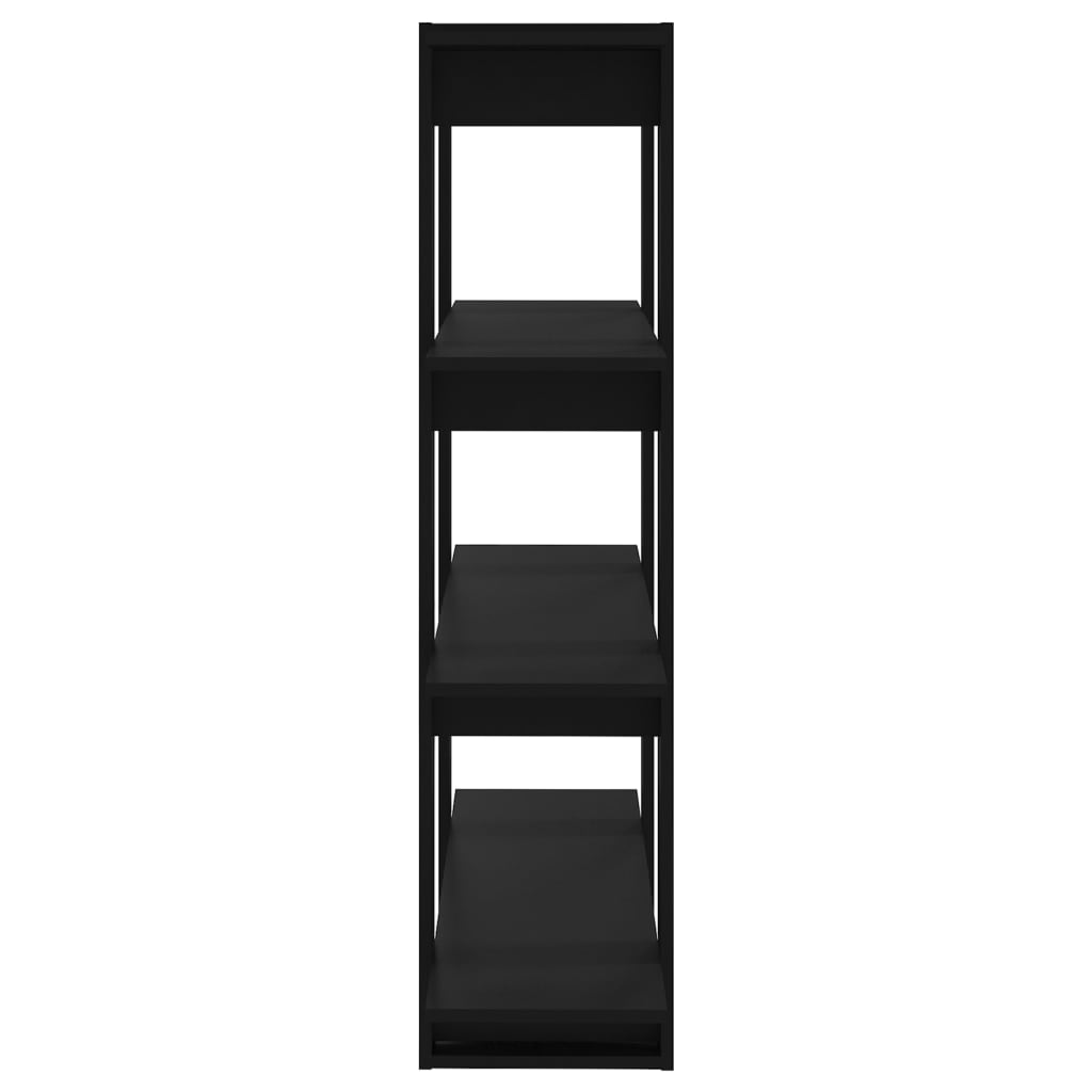 8720286842577_g_en_hd_2 vidaXL Book Cabinet/Room Divider Black 100x30x123.5 cm - Image 5