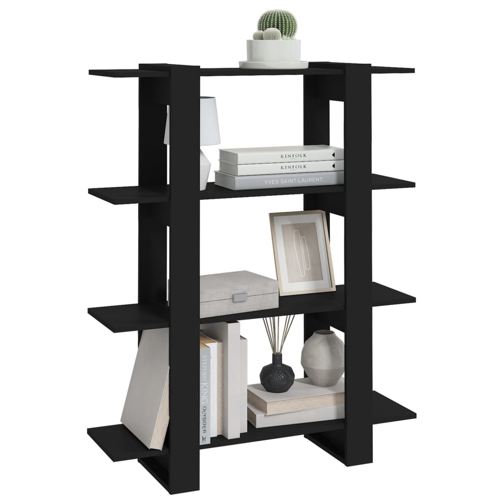 8720286842577_g_en_hd_3 vidaXL Book Cabinet/Room Divider Black 100x30x123.5 cm - Image 6