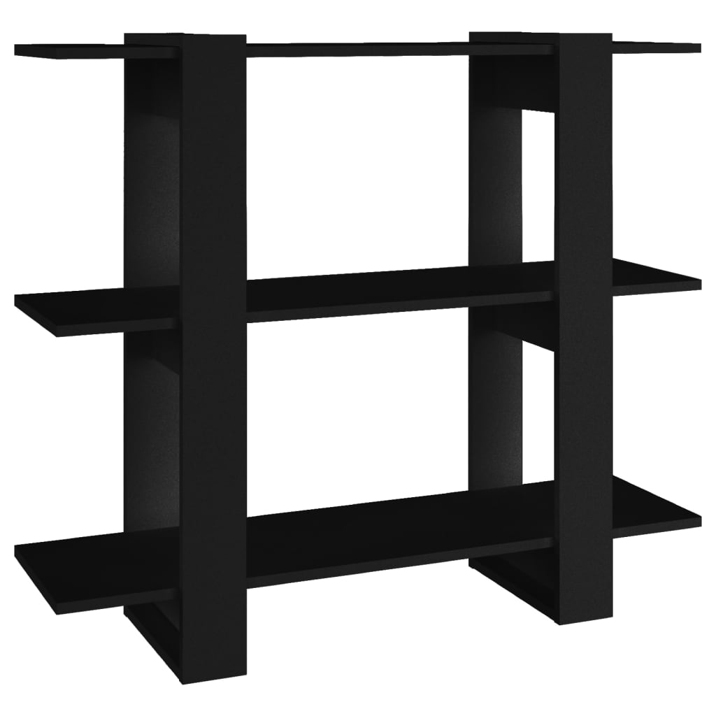 8720286842621_a_en_hd_1 vidaXL Book Cabinet/Room Divider Black 100x30x87 cm - Image 2