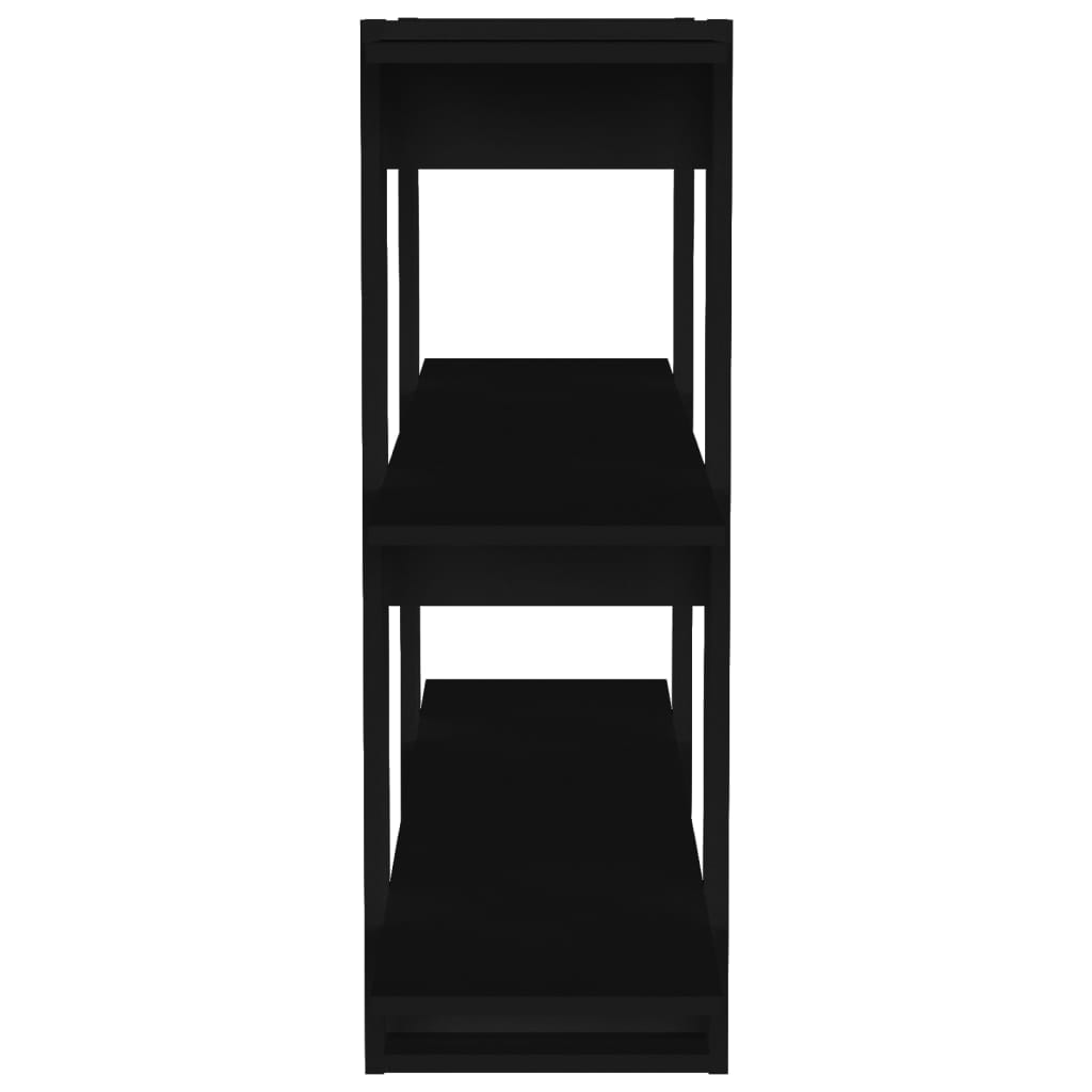 8720286842621_g_en_hd_2 vidaXL Book Cabinet/Room Divider Black 100x30x87 cm - Image 5