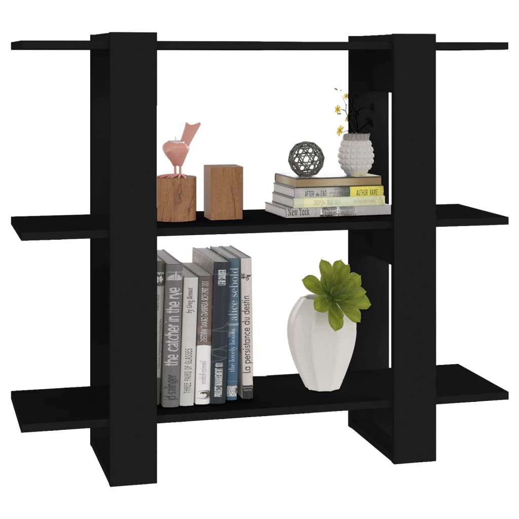 8720286842621_g_en_hd_3 vidaXL Book Cabinet/Room Divider Black 100x30x87 cm - Image 6