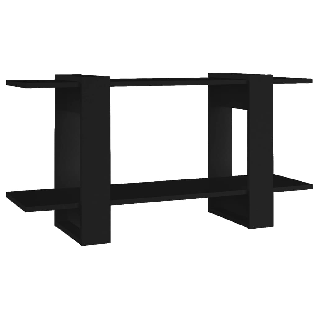 8720286842676_a_en_hd_1 vidaXL Book Cabinet Black 100x30x51 cm Engineered Wood - Image 2
