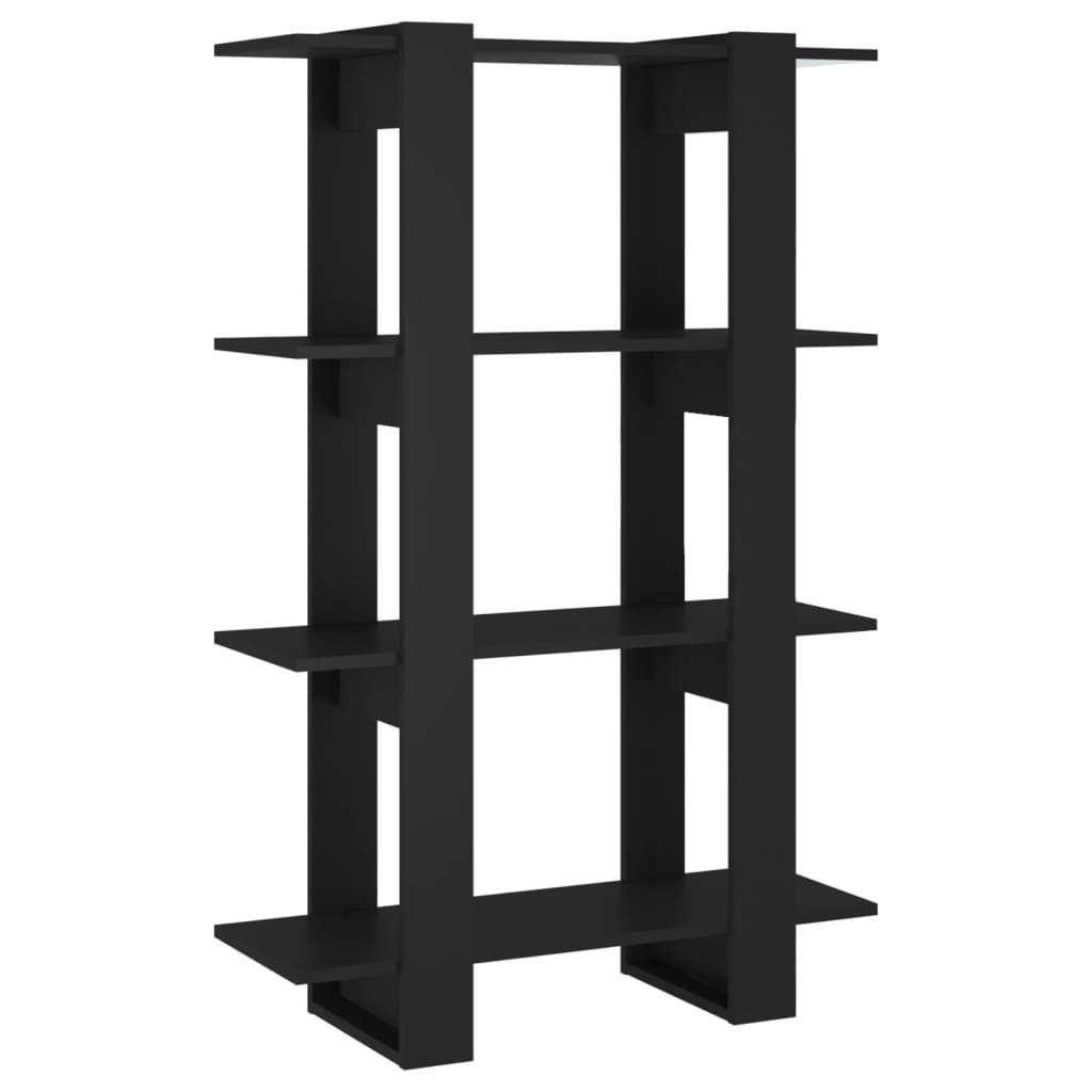 8720286842775_a_en_hd_1 vidaXL Book Cabinet/Room Divider Black 80x30x123.5 cm - Image 2