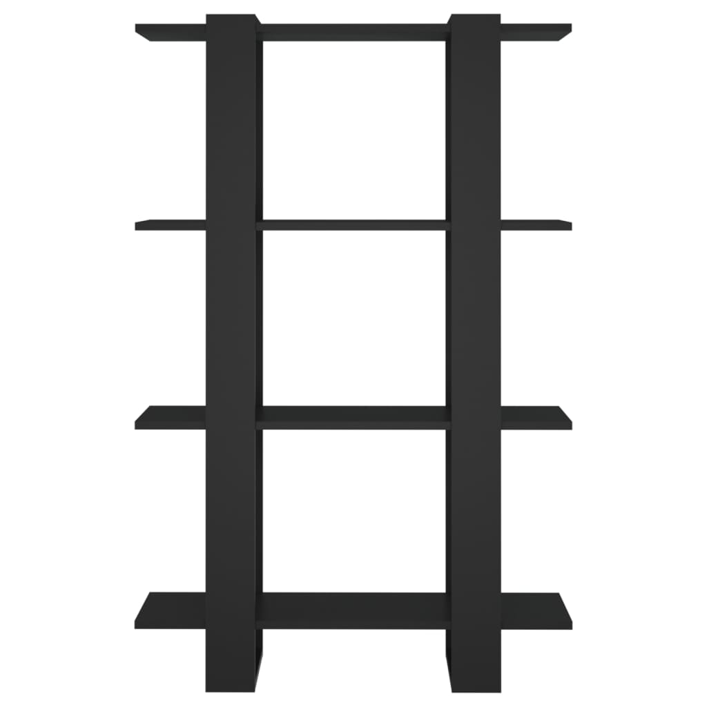 8720286842775_g_en_hd_3 vidaXL Book Cabinet/Room Divider Black 80x30x123.5 cm - Image 6