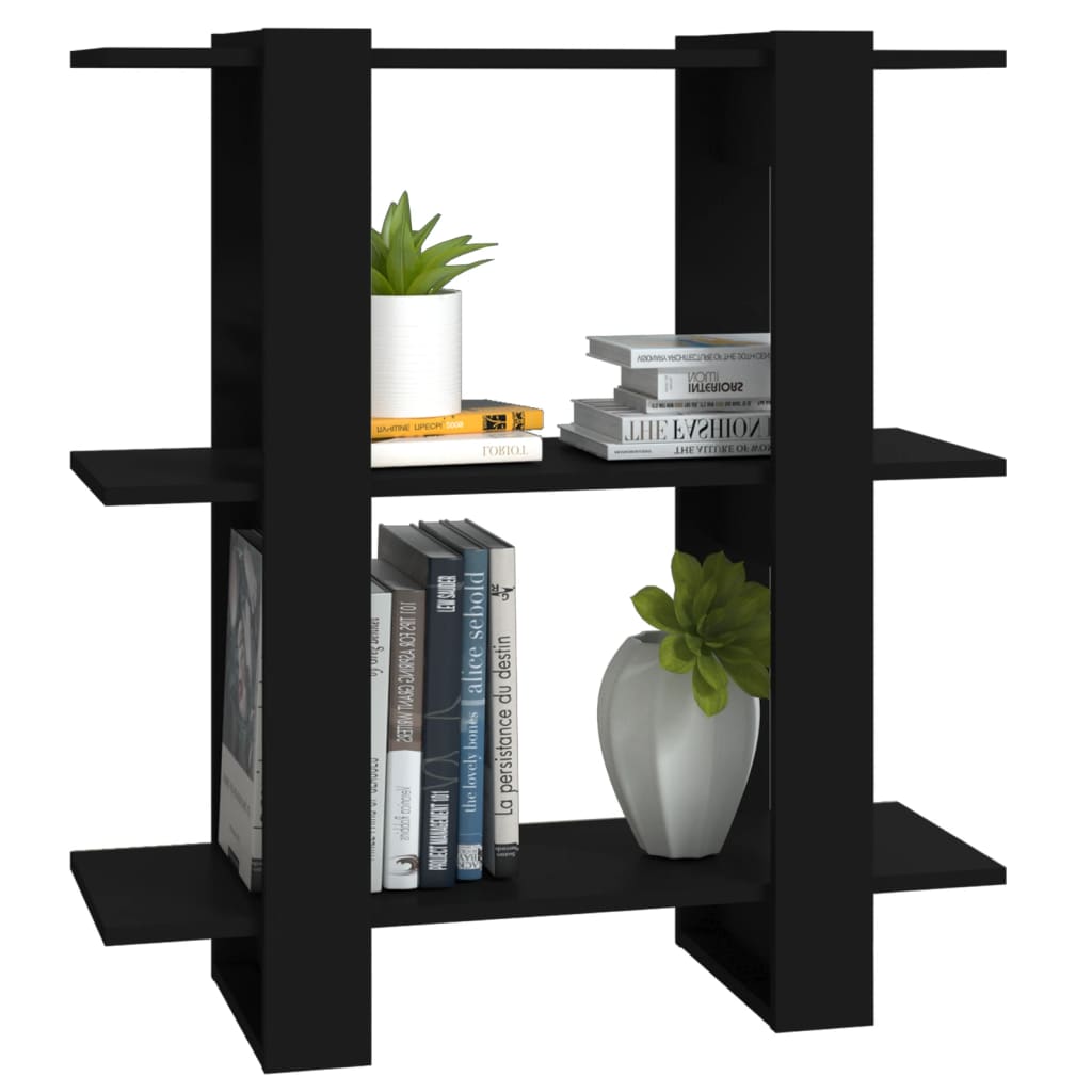 8720286842829_g_en_hd_2 vidaXL Book Cabinet/Room Divider Black 80x30x87 cm - Image 5