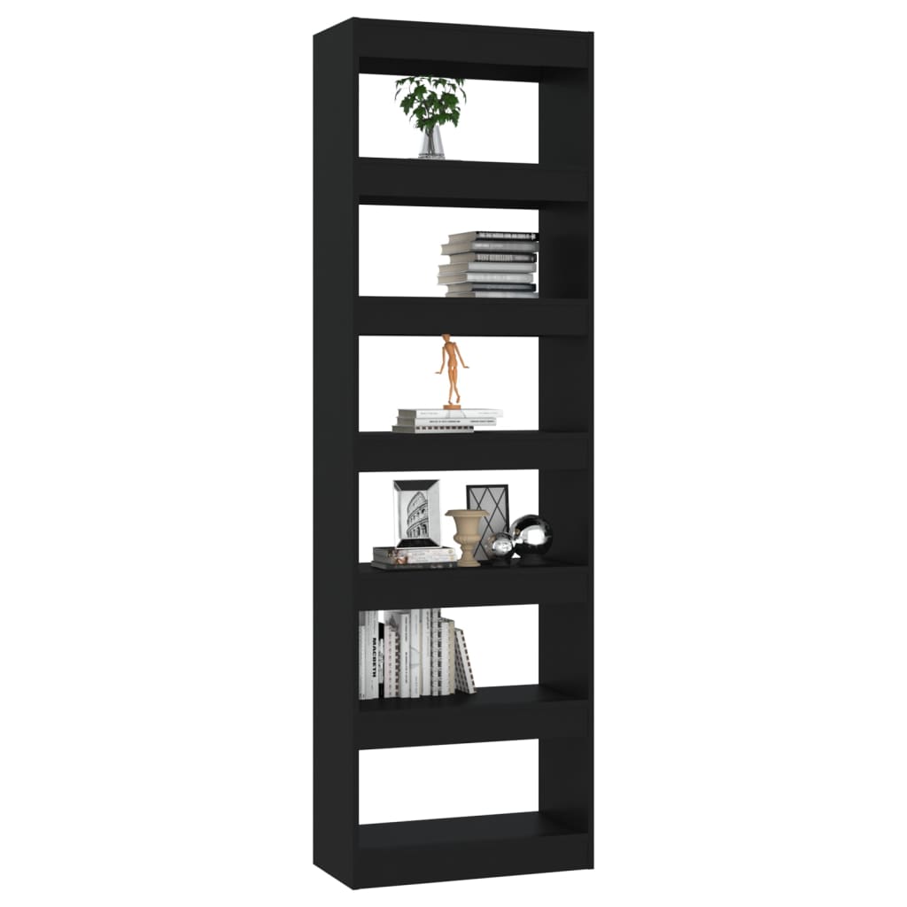 8720286843376_g_en_hd_4 vidaXL Book Cabinet/Room Divider Black 60x30x198 cm - Image 7