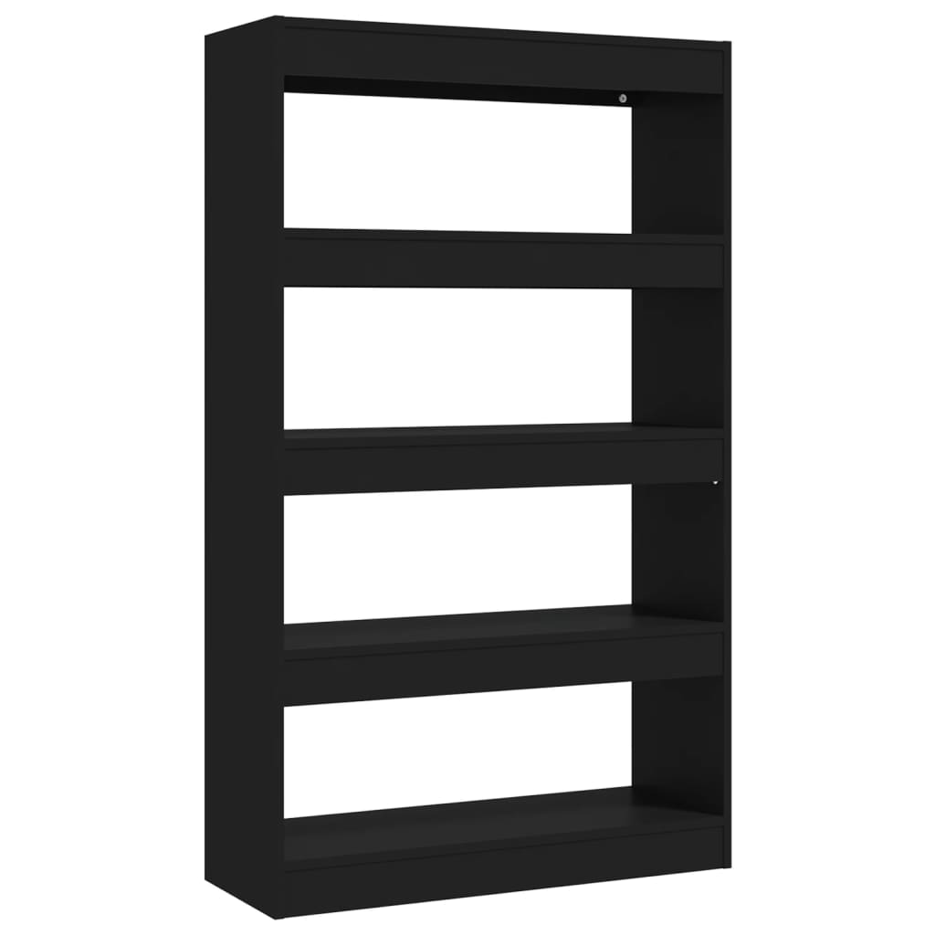 8720286843529_a_en_hd_1 vidaXL Book Cabinet/Room Divider Black 80x30x135 cm Engineered Wood - Image 2