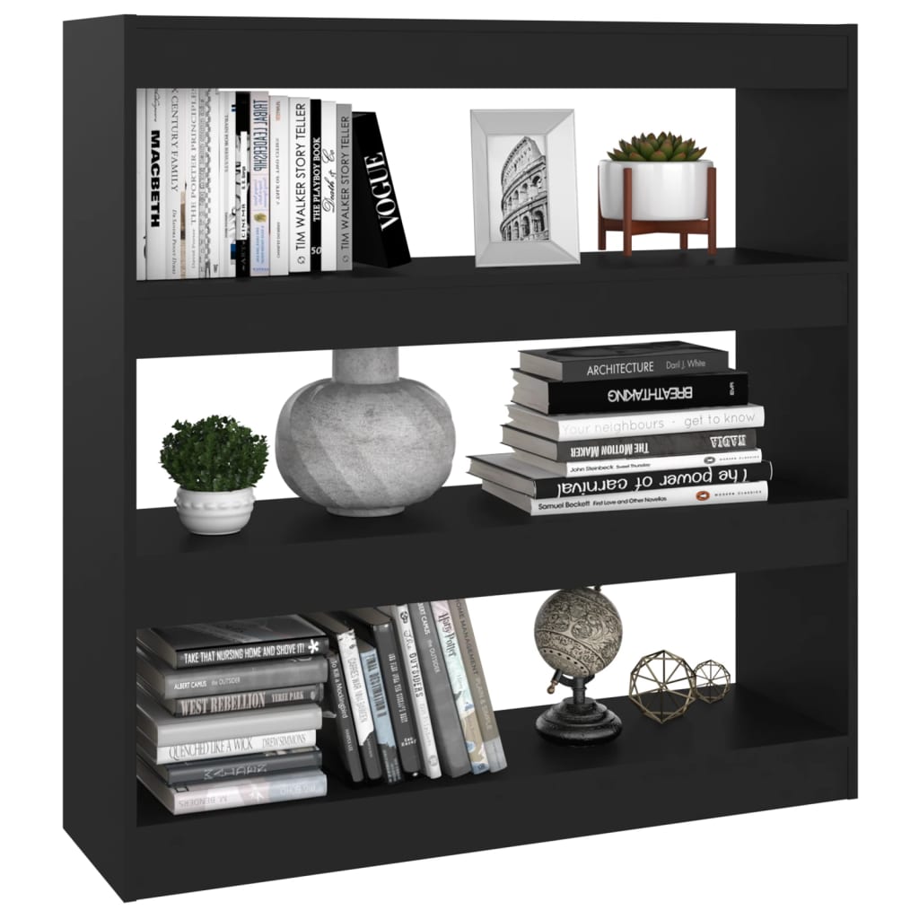 8720286843727_g_en_hd_4 vidaXL Book Cabinet/Room Divider Black 100x30x103 cm - Image 7