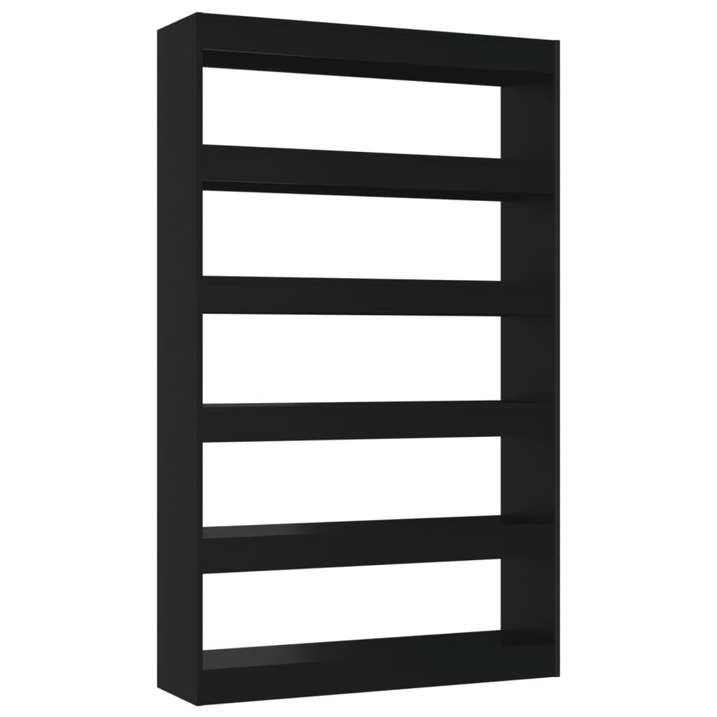 8720286843826_a_en_hd_1 vidaXL Book Cabinet/Room Divider Black 100x30x166 cm - Image 2