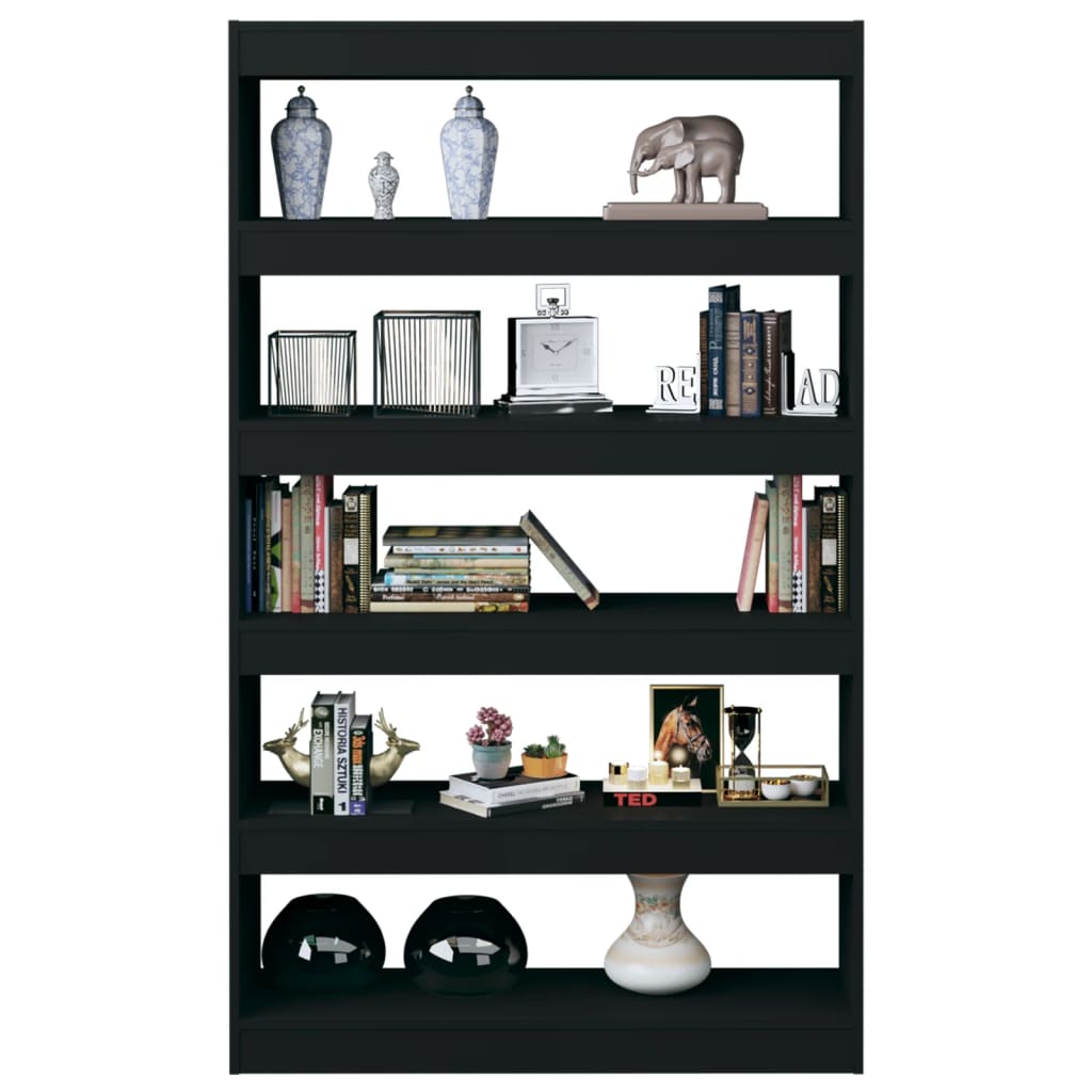 8720286843826_g_en_hd_2 vidaXL Book Cabinet/Room Divider Black 100x30x166 cm - Image 5