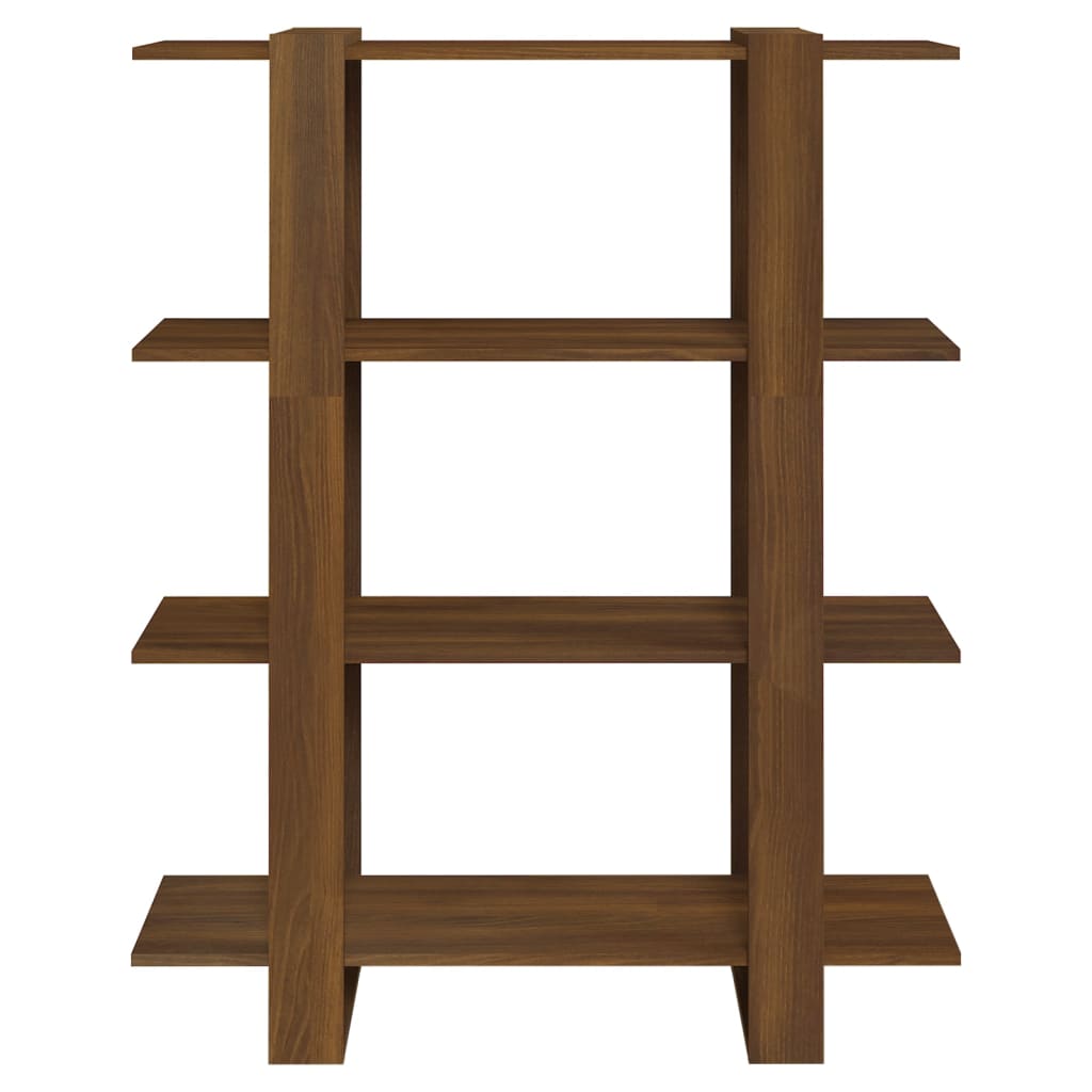 8720286843963_g_en_hd_1 vidaXL Book Cabinet/Room Divider Brown Oak 100x30x123.5 cm - Image 4