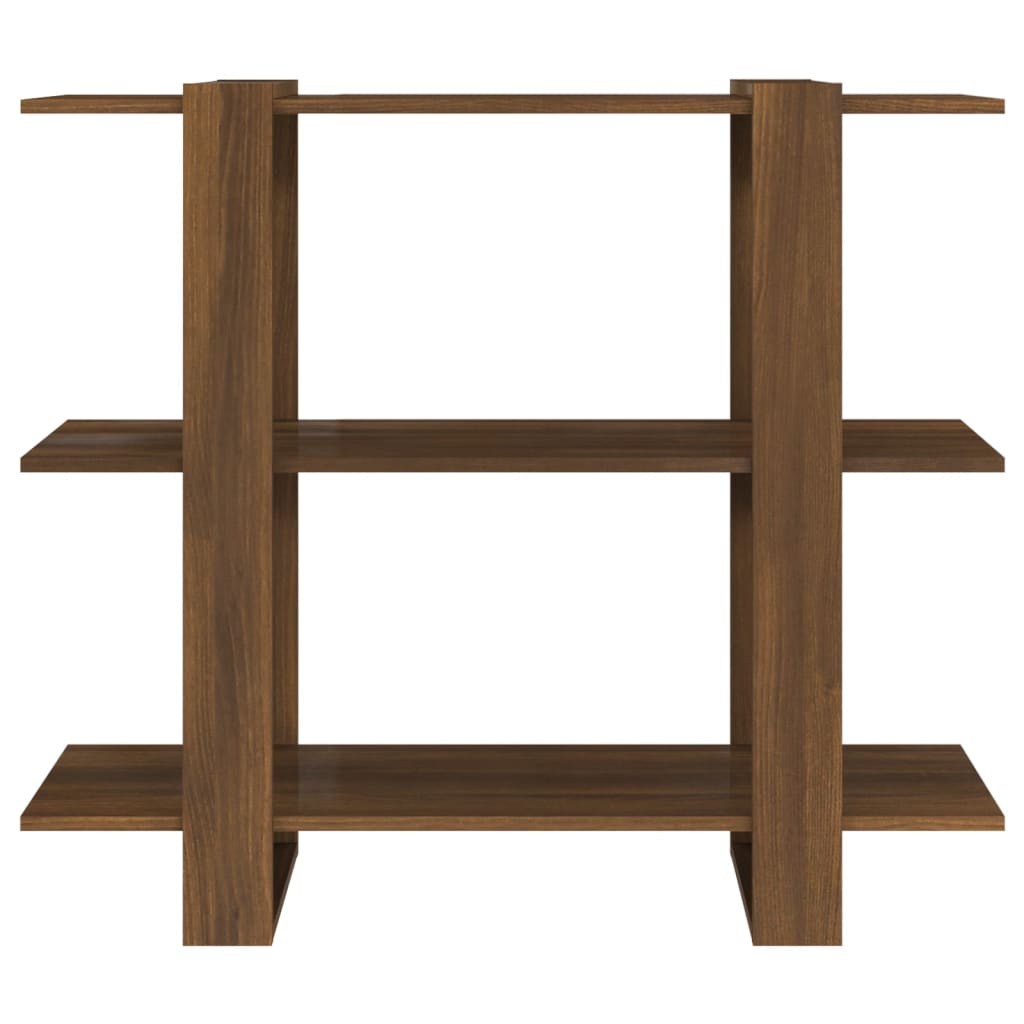 8720286843994_g_en_hd_1 vidaXL Book Cabinet/Room Divider Brown Oak 100x30x87 cm - Image 4