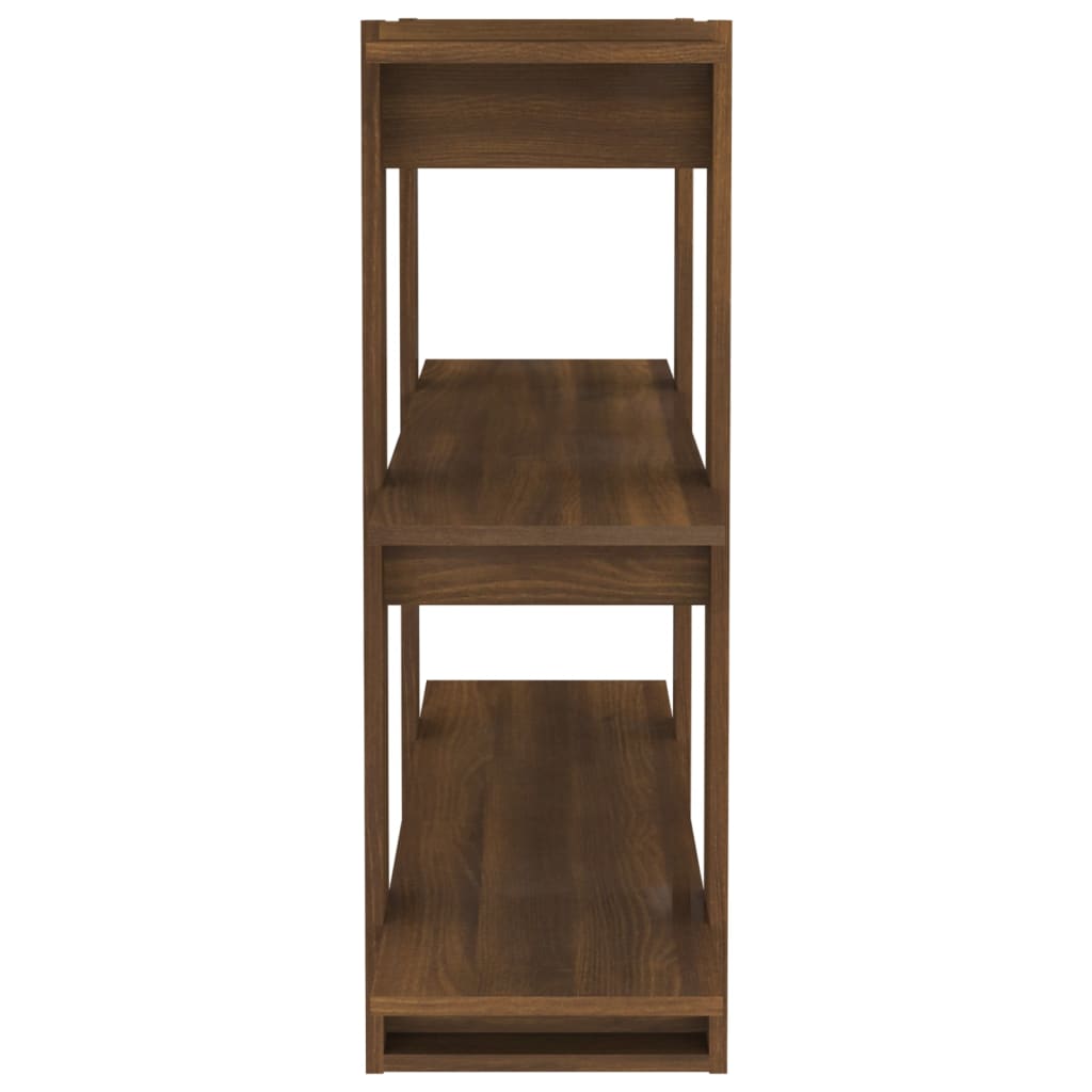 8720286843994_g_en_hd_2 vidaXL Book Cabinet/Room Divider Brown Oak 100x30x87 cm - Image 5