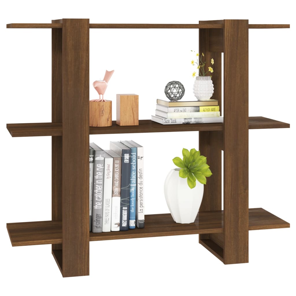 8720286843994_g_en_hd_3 vidaXL Book Cabinet/Room Divider Brown Oak 100x30x87 cm - Image 6